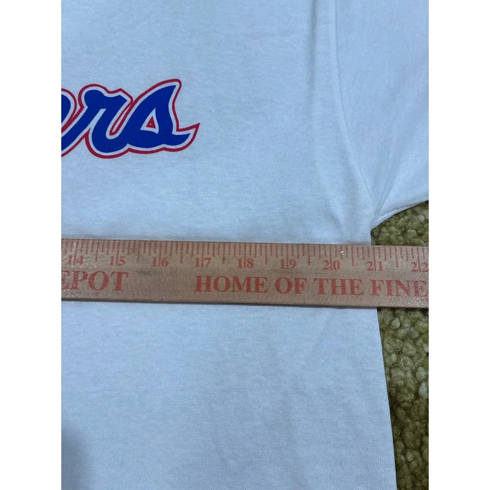 Anvil LA Clippers Sean Rooks Signed Graphic T-Shirt Mens Large White NBA
